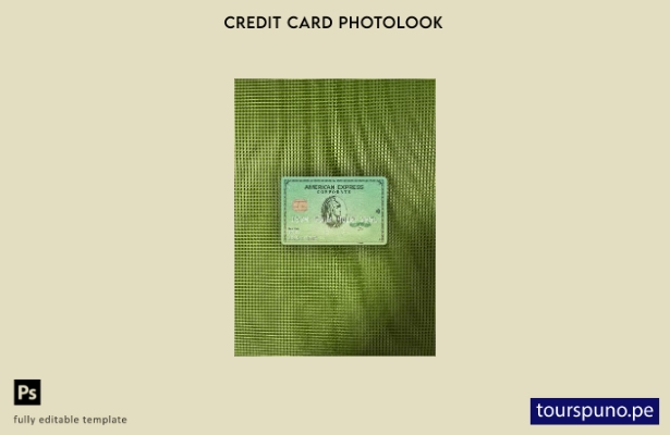 listo para imprimir plantilla frontal de aspecto fotográfico de tarjeta verde AM